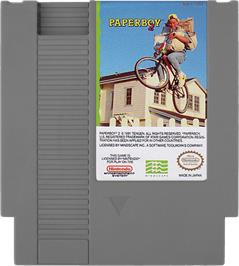 Cartridge artwork for Paperboy 2 on the Nintendo NES.