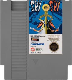 Cartridge artwork for Spy vs. Spy on the Nintendo NES.