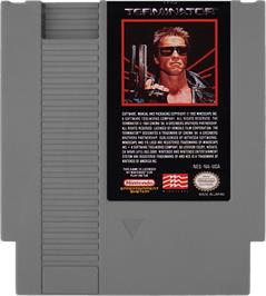 Cartridge artwork for Terminator on the Nintendo NES.