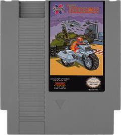 Cartridge artwork for Thundercade / Twin Formation on the Nintendo NES.