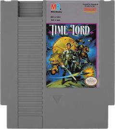 Cartridge artwork for Time Lord on the Nintendo NES.