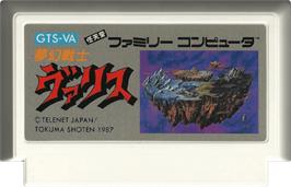 Cartridge artwork for Valis: The Fantasm Soldier on the Nintendo NES.