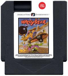 Cartridge artwork for Wally Bear and the NO! Gang on the Nintendo NES.