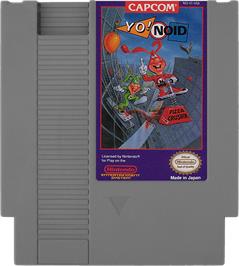 Cartridge artwork for Yo! Noid on the Nintendo NES.