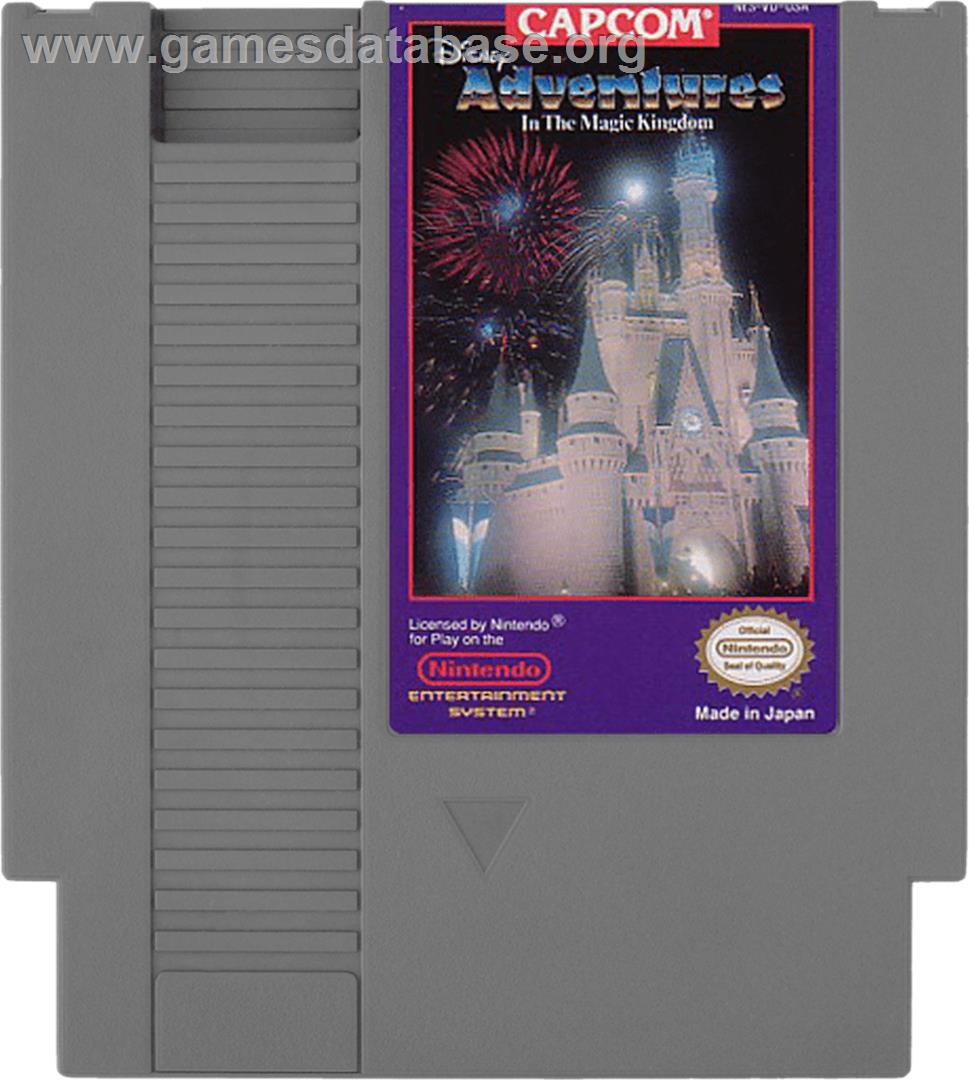 Adventures in the Magic Kingdom - Nintendo NES - Artwork - Cartridge