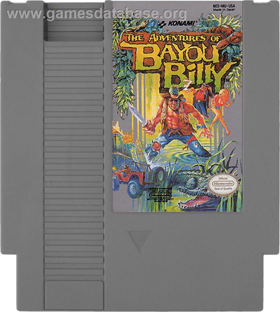 Adventures of Bayou Billy - Nintendo NES - Artwork - Cartridge
