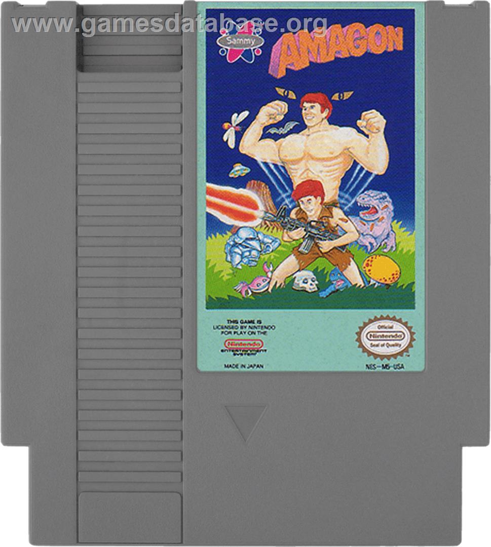 Amagon - Nintendo NES - Artwork - Cartridge