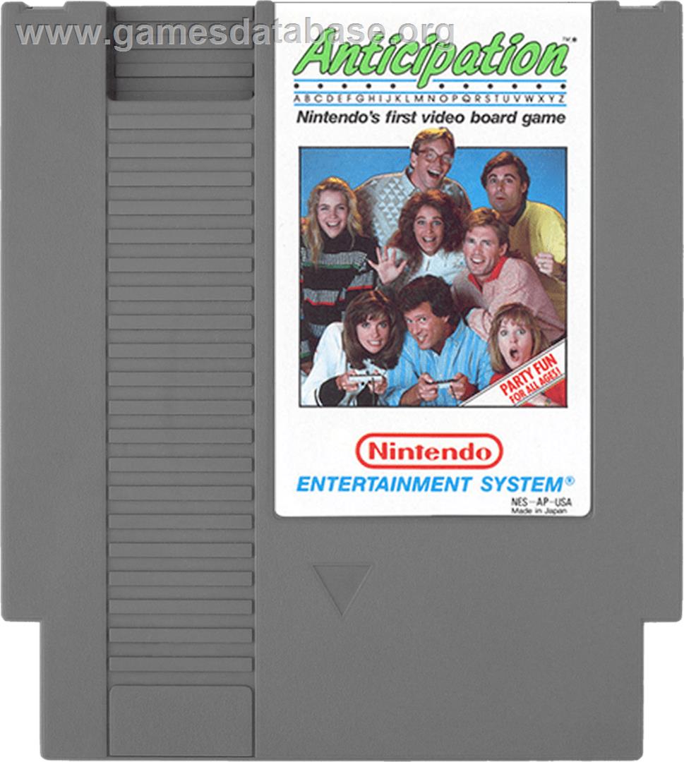 Anticipation - Nintendo NES - Artwork - Cartridge