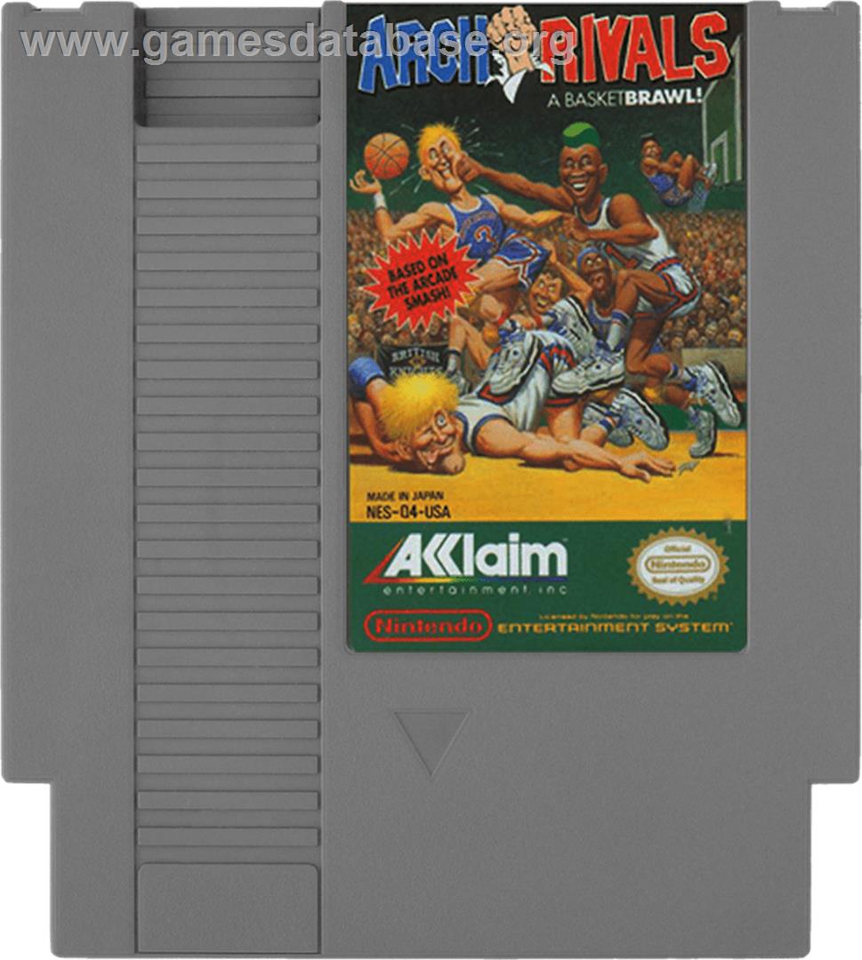 Arch Rivals - Nintendo NES - Artwork - Cartridge