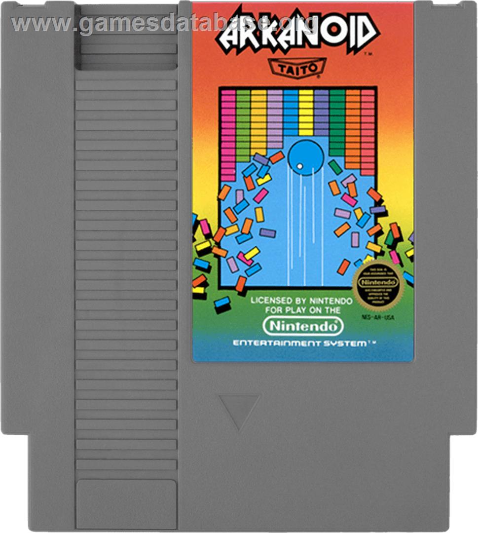Arkanoid - Nintendo NES - Artwork - Cartridge