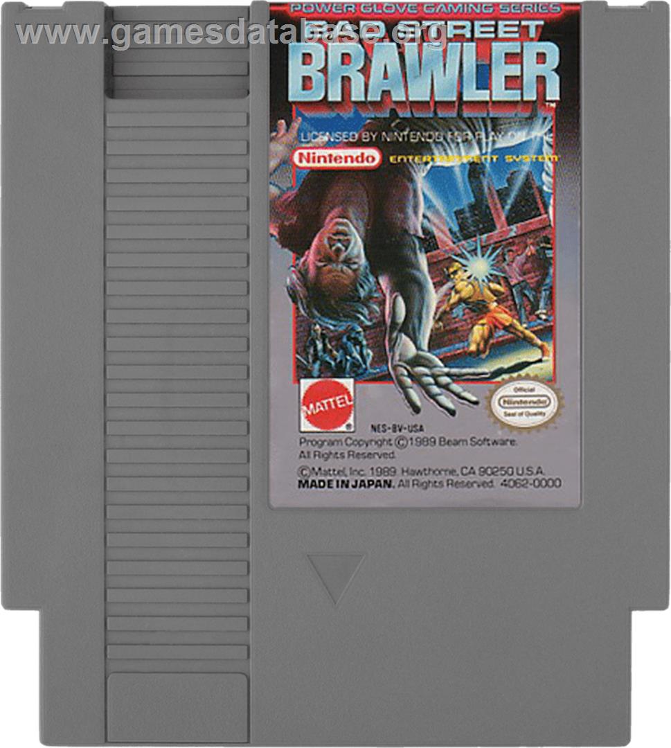 Bad Street Brawler - Nintendo NES - Artwork - Cartridge