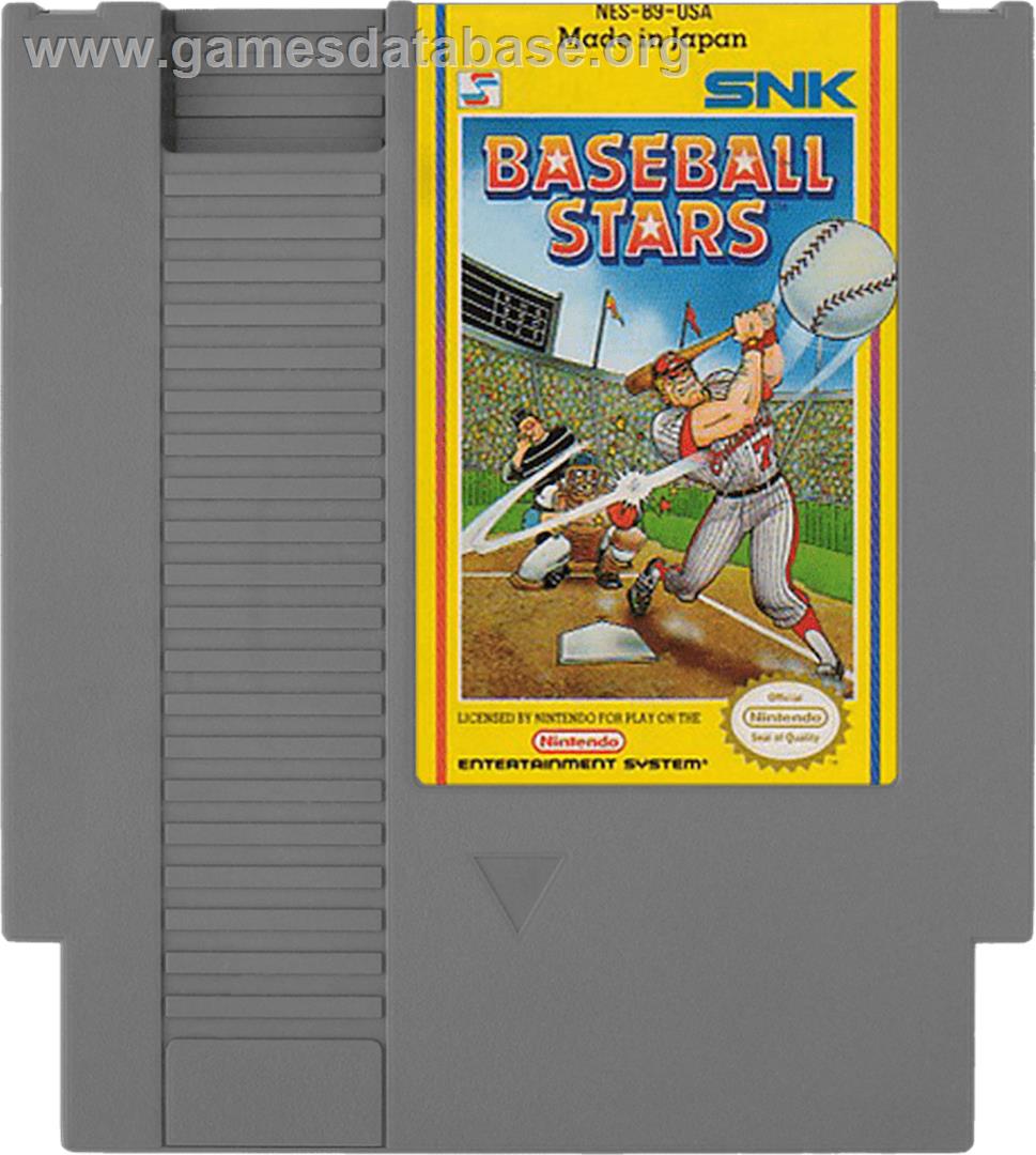 Baseball Stars - Nintendo NES - Artwork - Cartridge