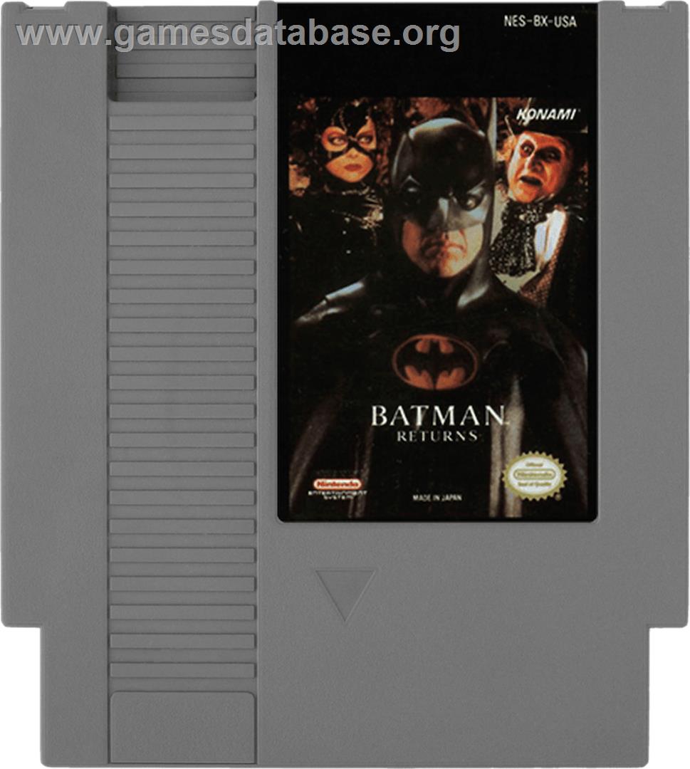 Batman Returns - Nintendo NES - Artwork - Cartridge