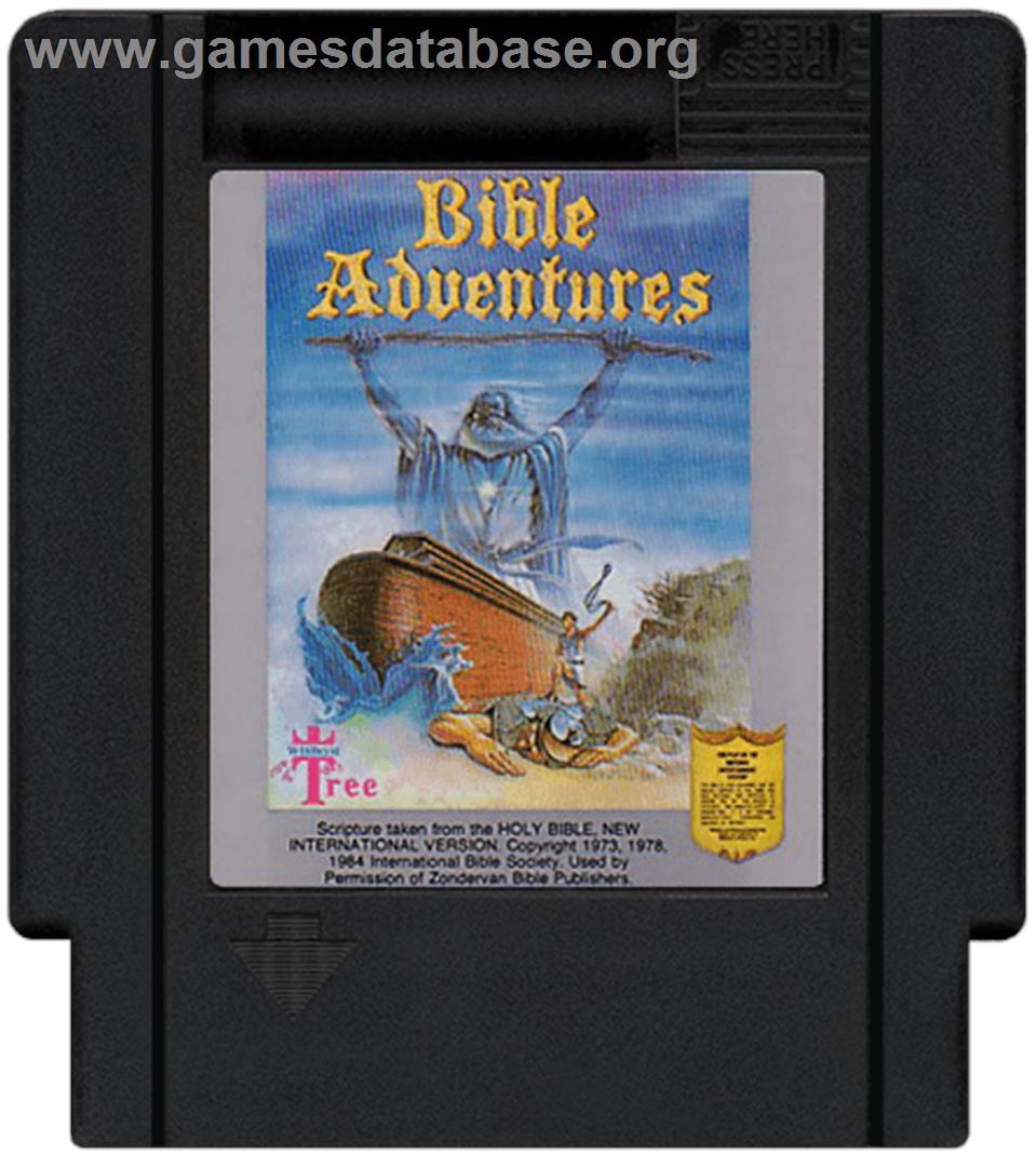 Bible Adventures - Nintendo NES - Artwork - Cartridge