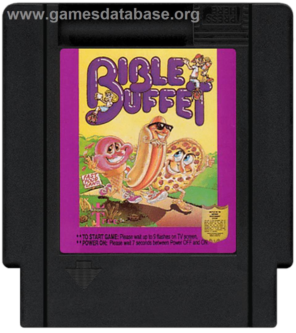 Bible Buffet - Nintendo NES - Artwork - Cartridge
