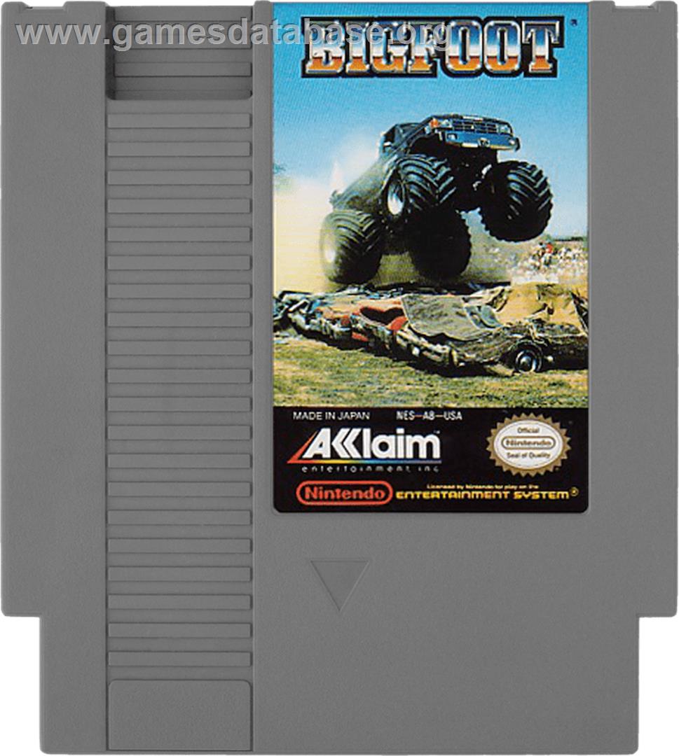 Bigfoot - Nintendo NES - Artwork - Cartridge