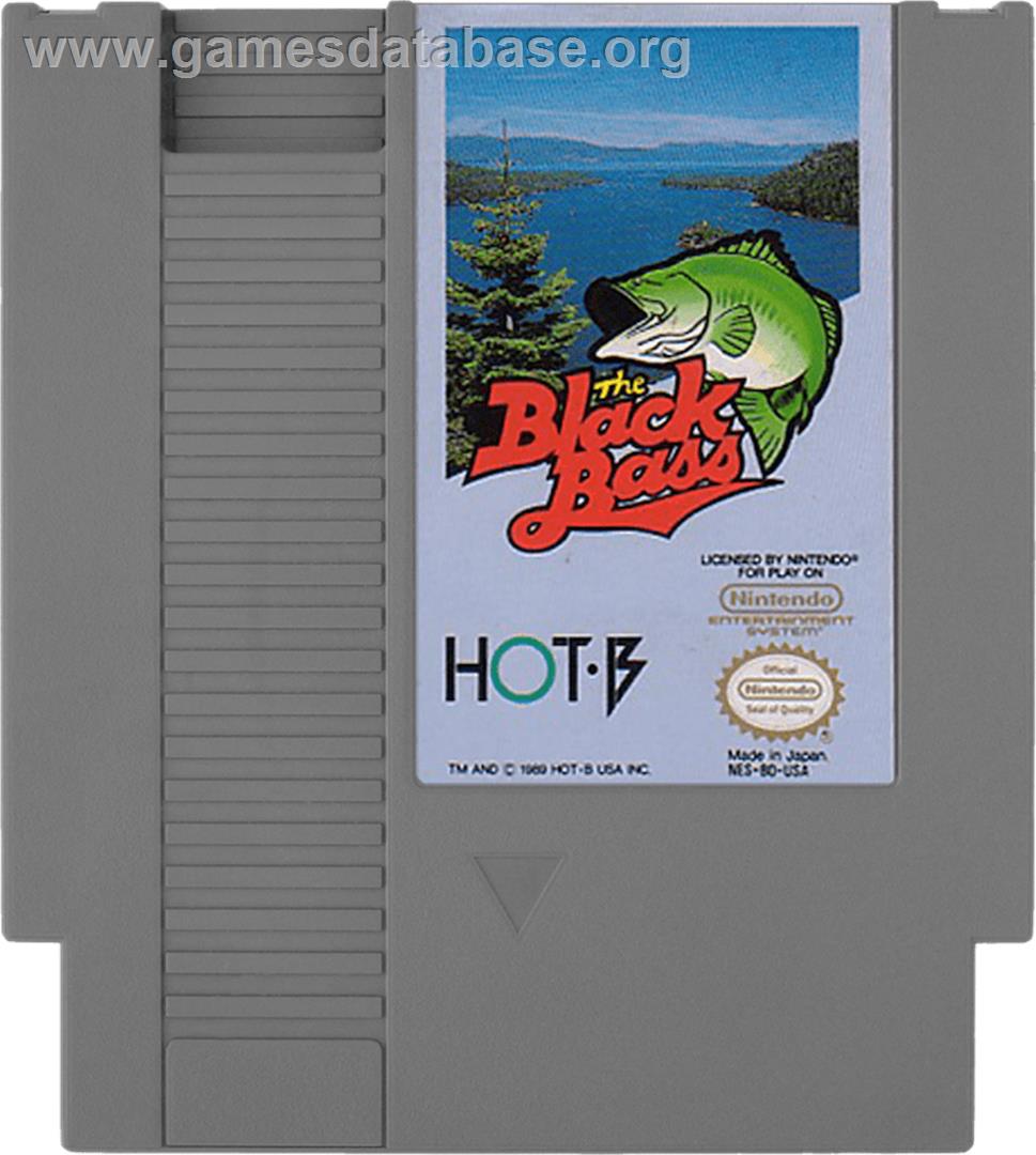 Black Bass - Nintendo NES - Artwork - Cartridge