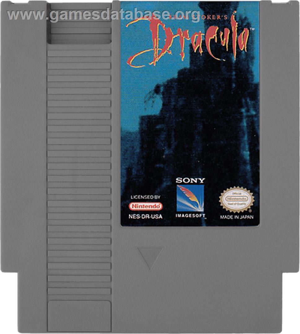 Bram Stoker's Dracula - Nintendo NES - Artwork - Cartridge