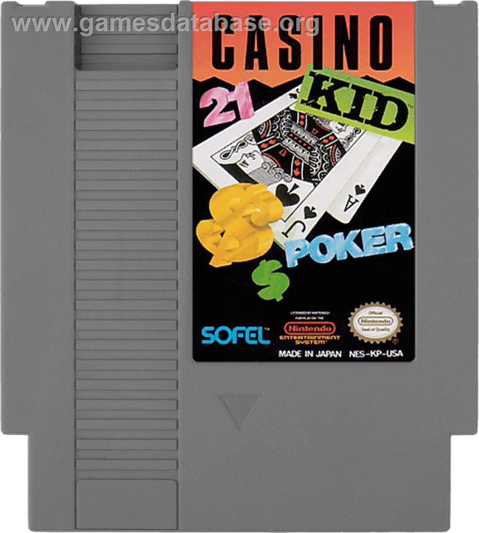 Casino Kid - Nintendo NES - Artwork - Cartridge