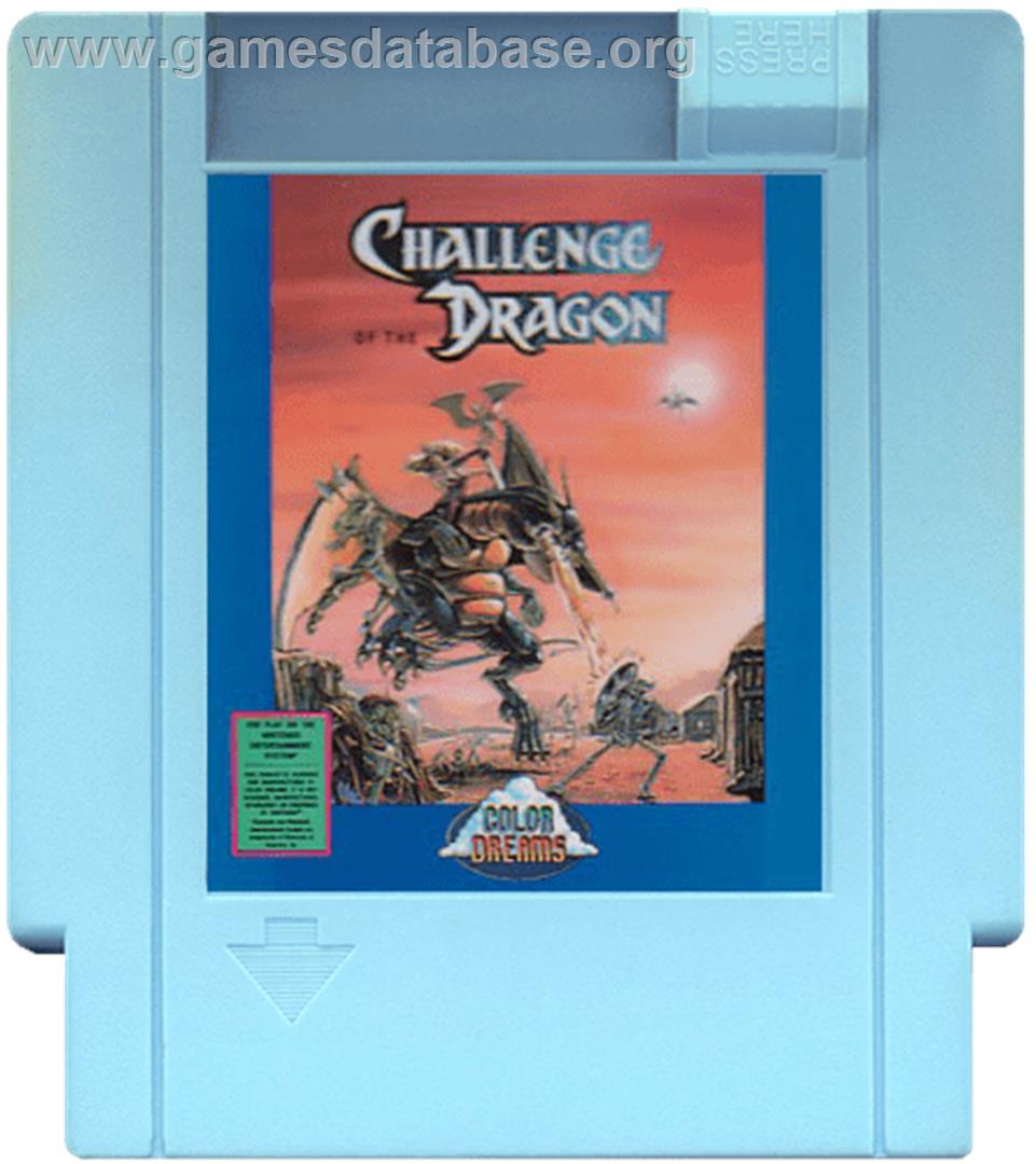 Challenge of the Dragon - Nintendo NES - Artwork - Cartridge