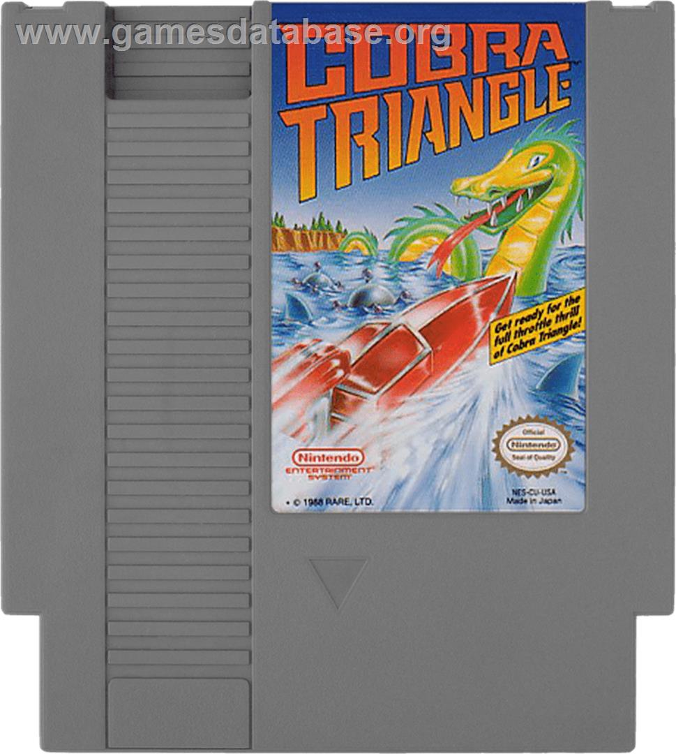 Cobra Triangle - Nintendo NES - Artwork - Cartridge