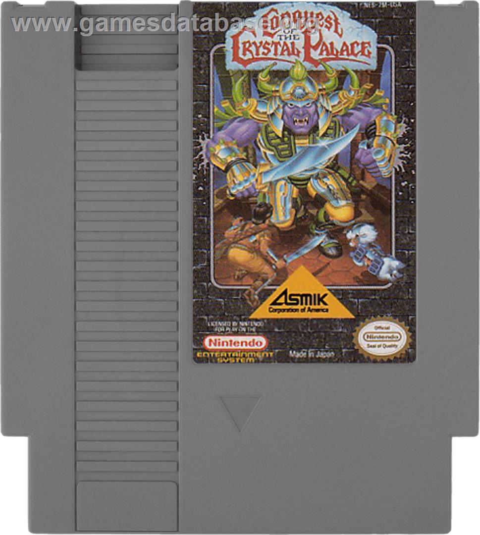 Conquest of the Crystal Palace - Nintendo NES - Artwork - Cartridge