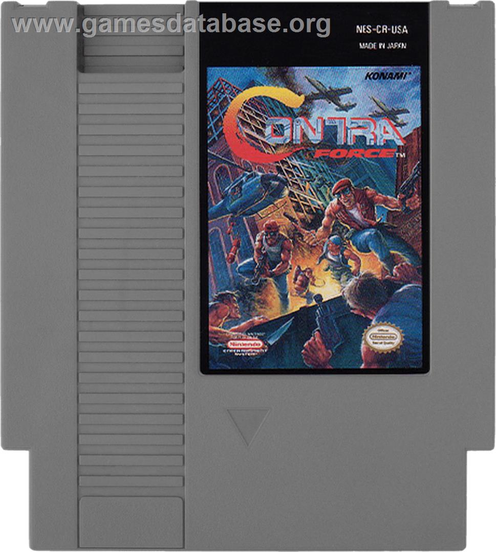 Contra Force - Nintendo NES - Artwork - Cartridge
