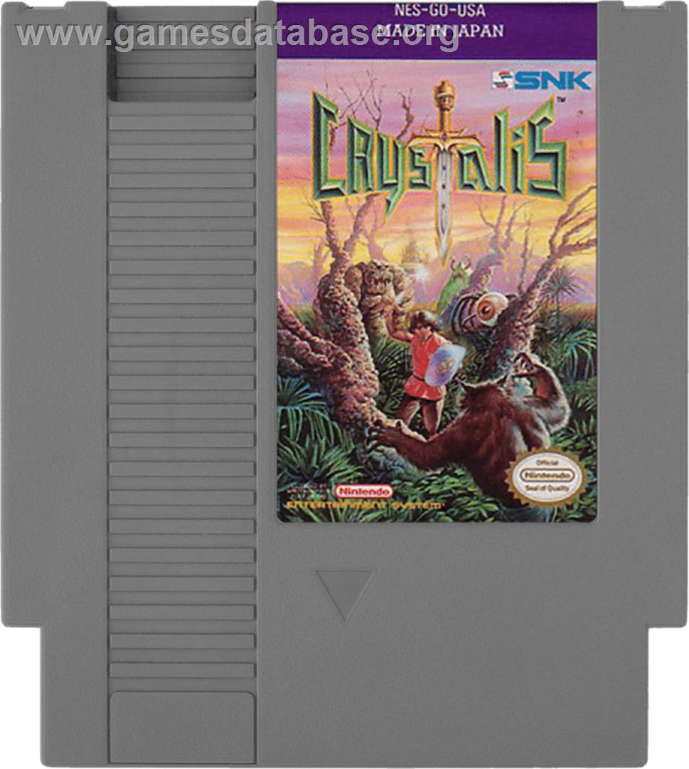 Crystalis - Nintendo NES - Artwork - Cartridge