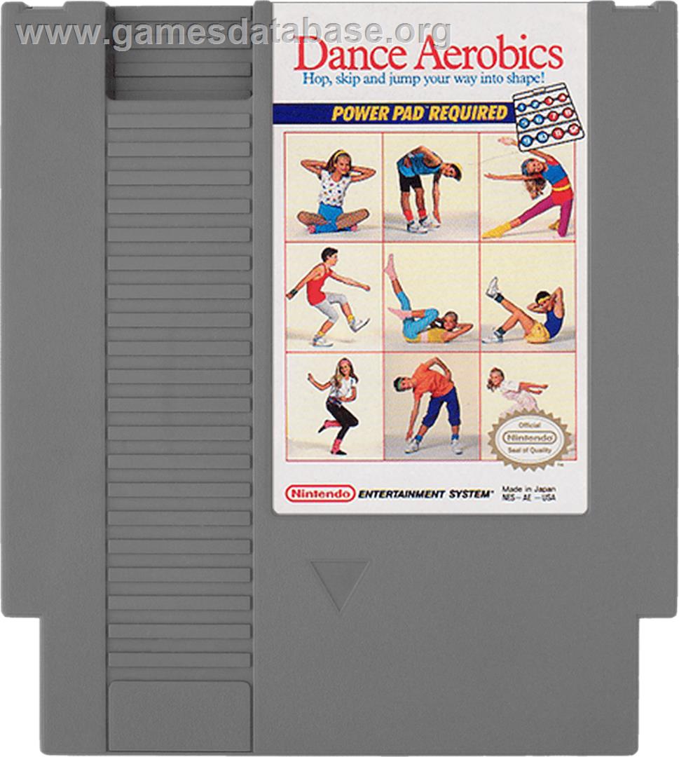 Dance Aerobics - Nintendo NES - Artwork - Cartridge