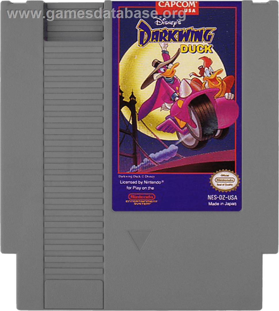 Darkwing Duck - Nintendo NES - Artwork - Cartridge