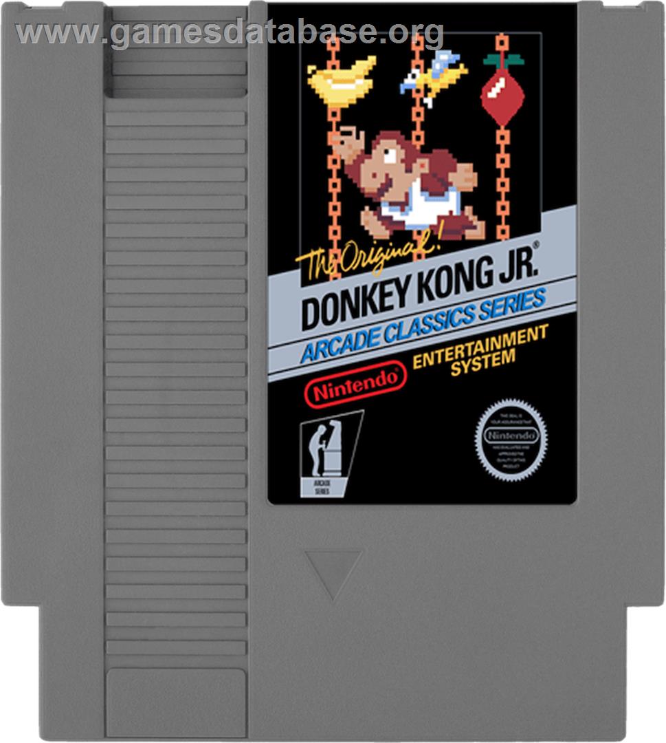 Donkey Kong Junior - Nintendo NES - Artwork - Cartridge