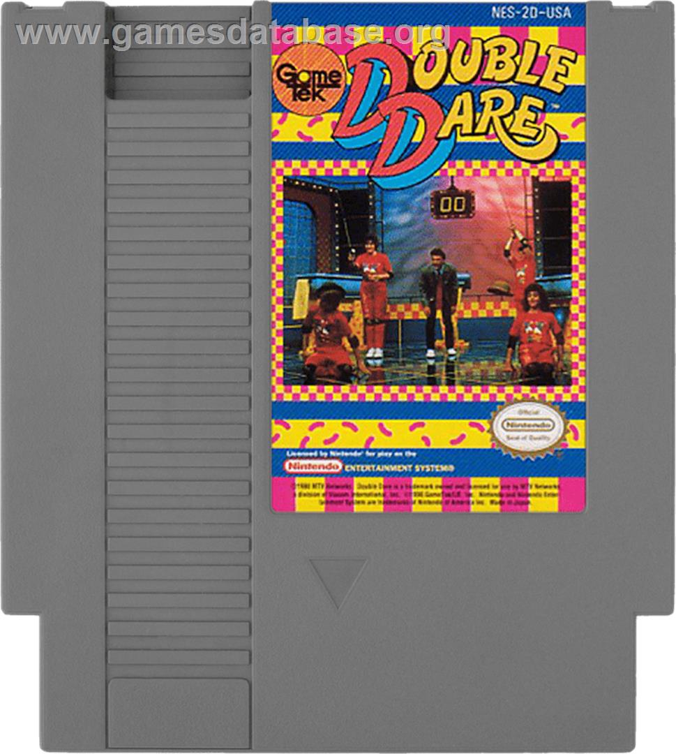 Double Dare - Nintendo NES - Artwork - Cartridge
