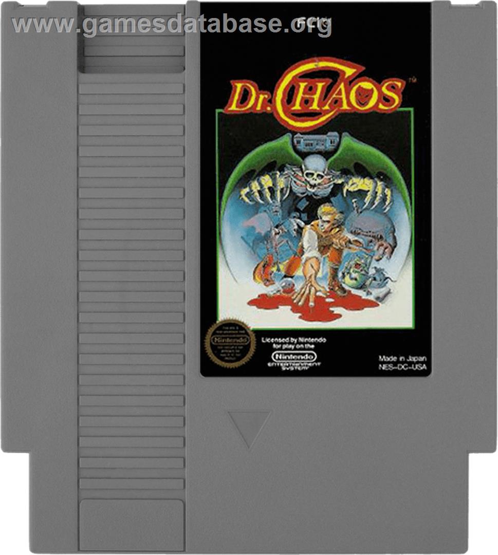 Dr. Chaos - Nintendo NES - Artwork - Cartridge