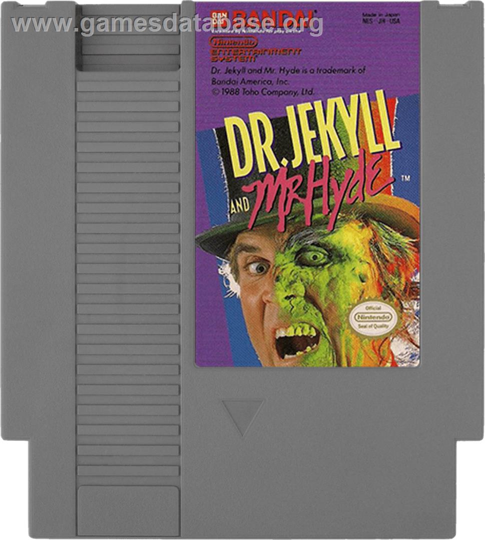 Dr. Jekyll and Mr. Hyde - Nintendo NES - Artwork - Cartridge