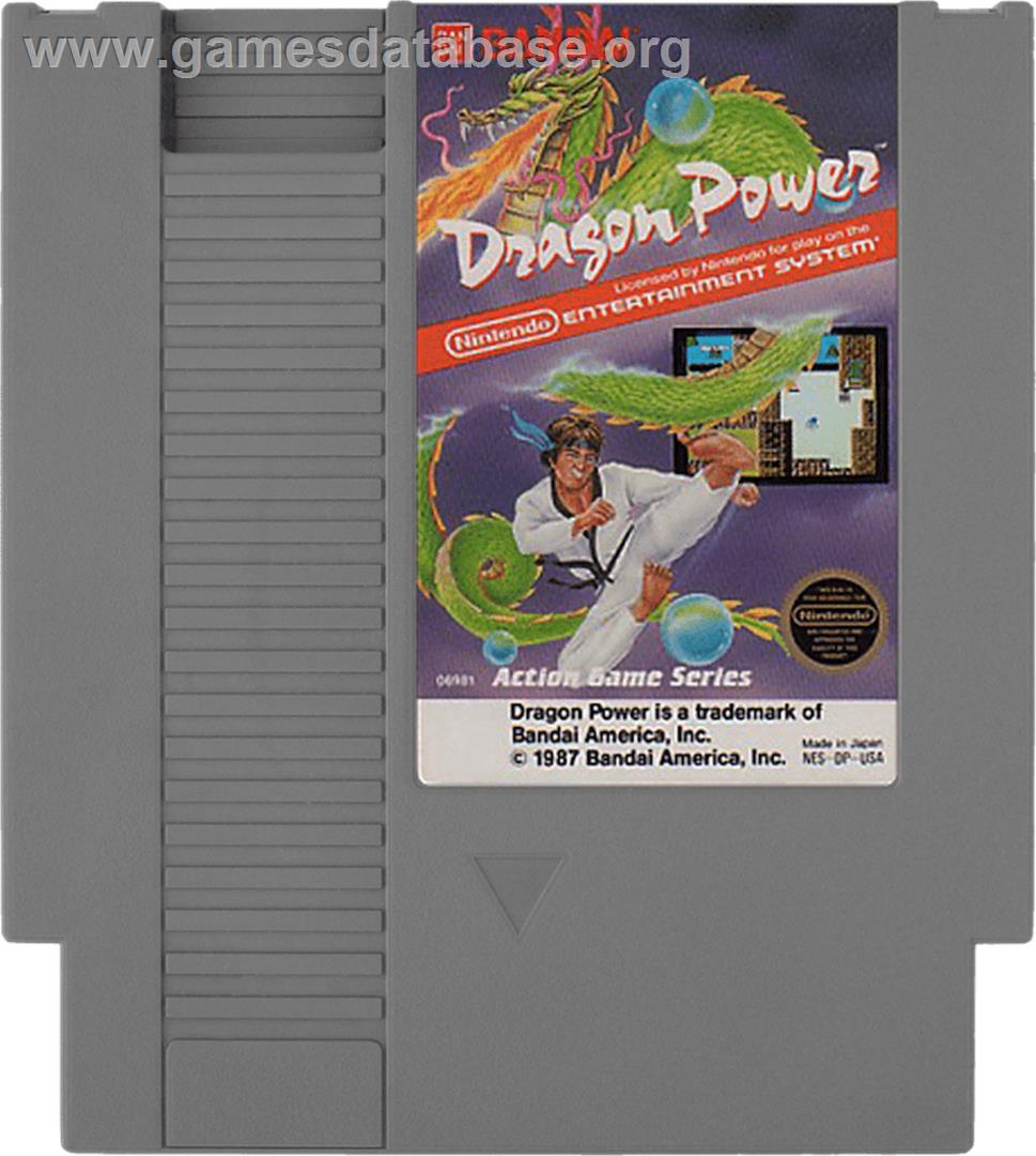Dragon Power - Nintendo NES - Artwork - Cartridge