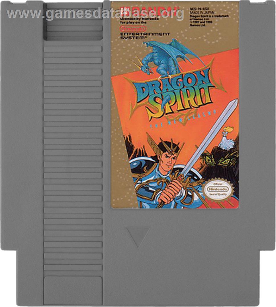 Dragon Spirit - Nintendo NES - Artwork - Cartridge