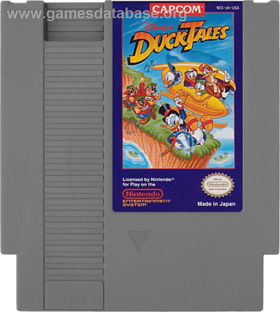 Duck Tales - Nintendo NES - Artwork - Cartridge
