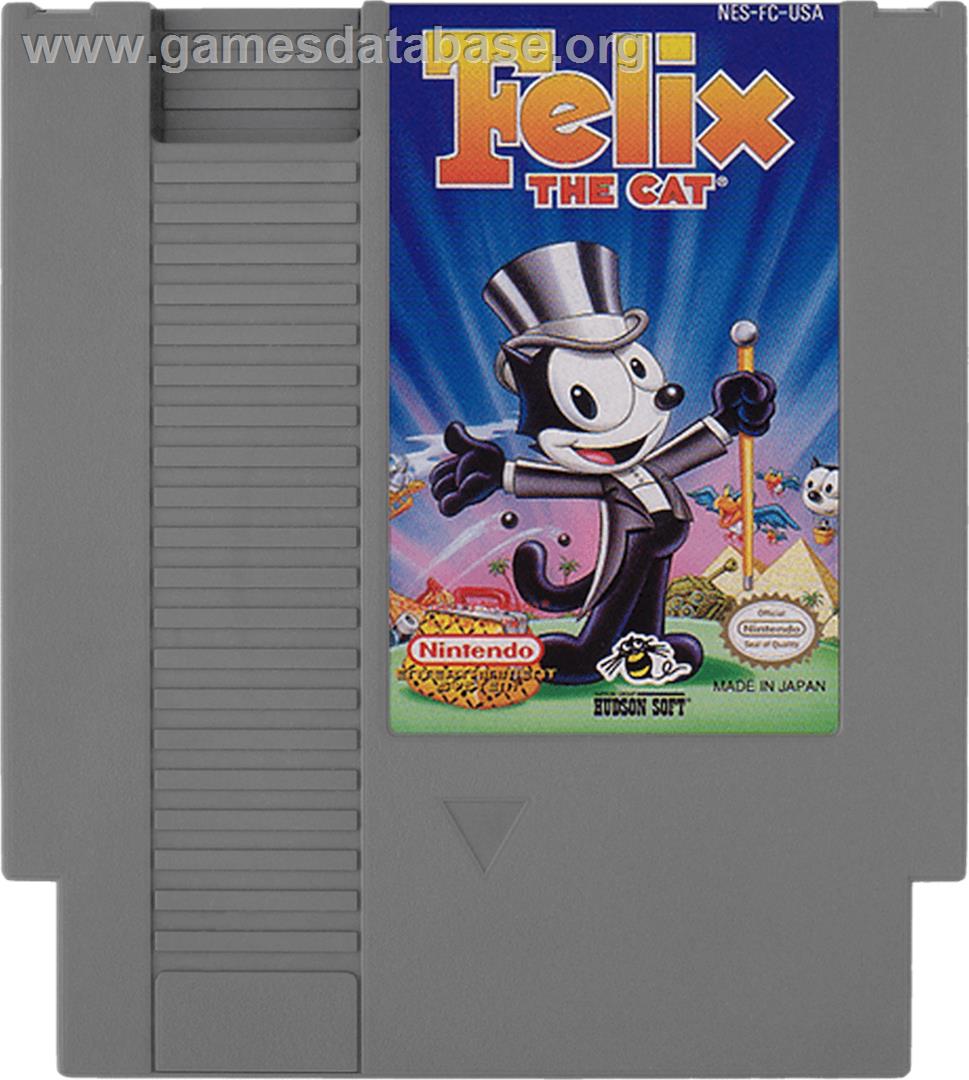 Felix the Cat - Nintendo NES - Artwork - Cartridge