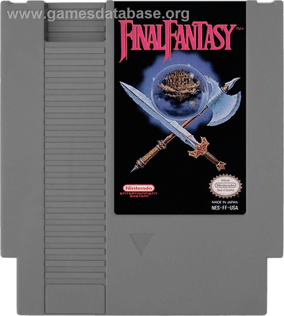 Final Fantasy - Nintendo NES - Artwork - Cartridge