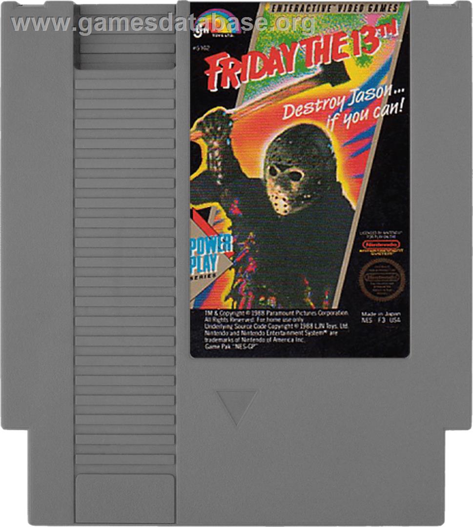 Friday the 13th - Nintendo NES - Artwork - Cartridge