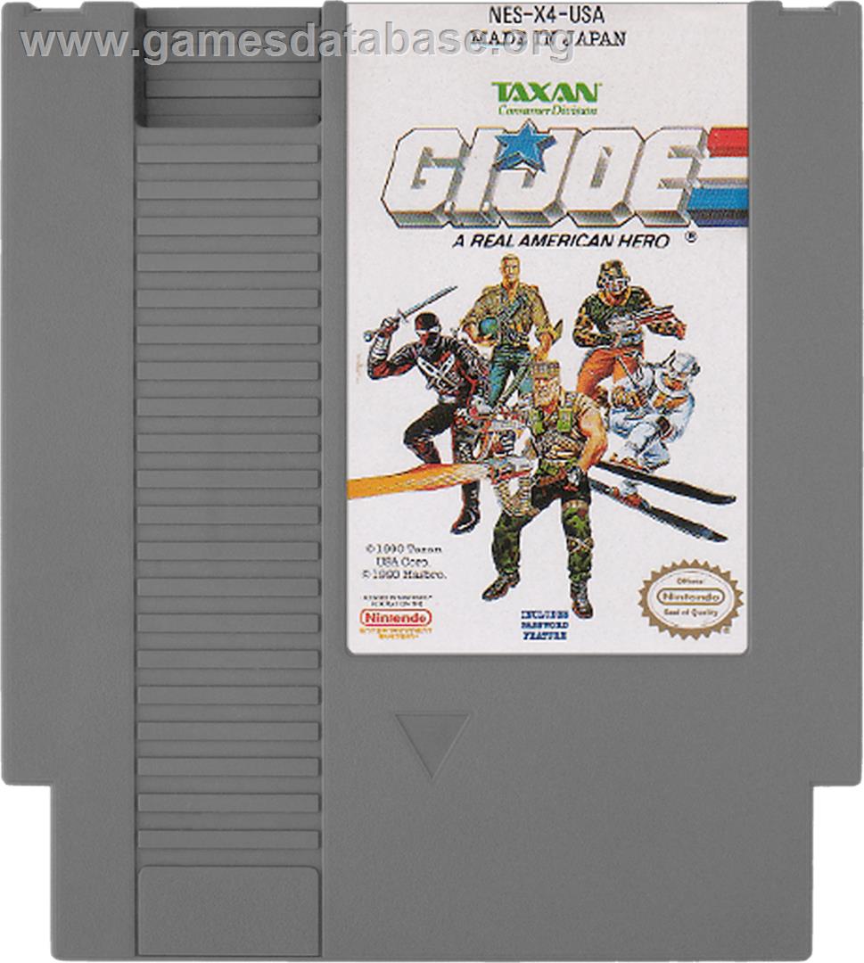 G.I. Joe: A Real American Hero - Nintendo NES - Artwork - Cartridge