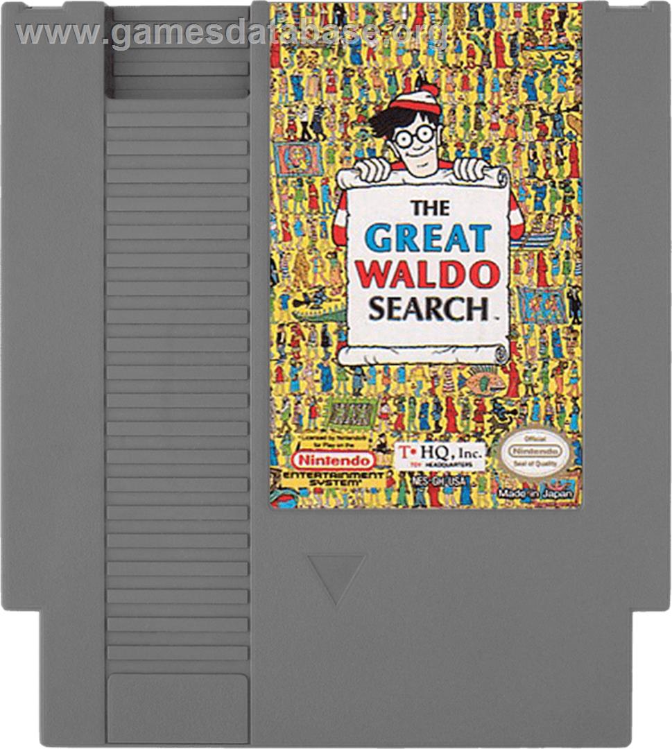 Great Waldo Search - Nintendo NES - Artwork - Cartridge