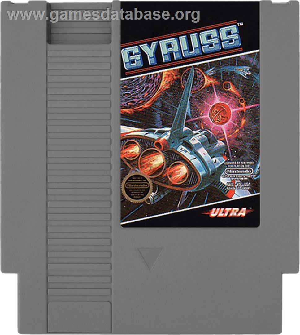 Gyruss - Nintendo NES - Artwork - Cartridge