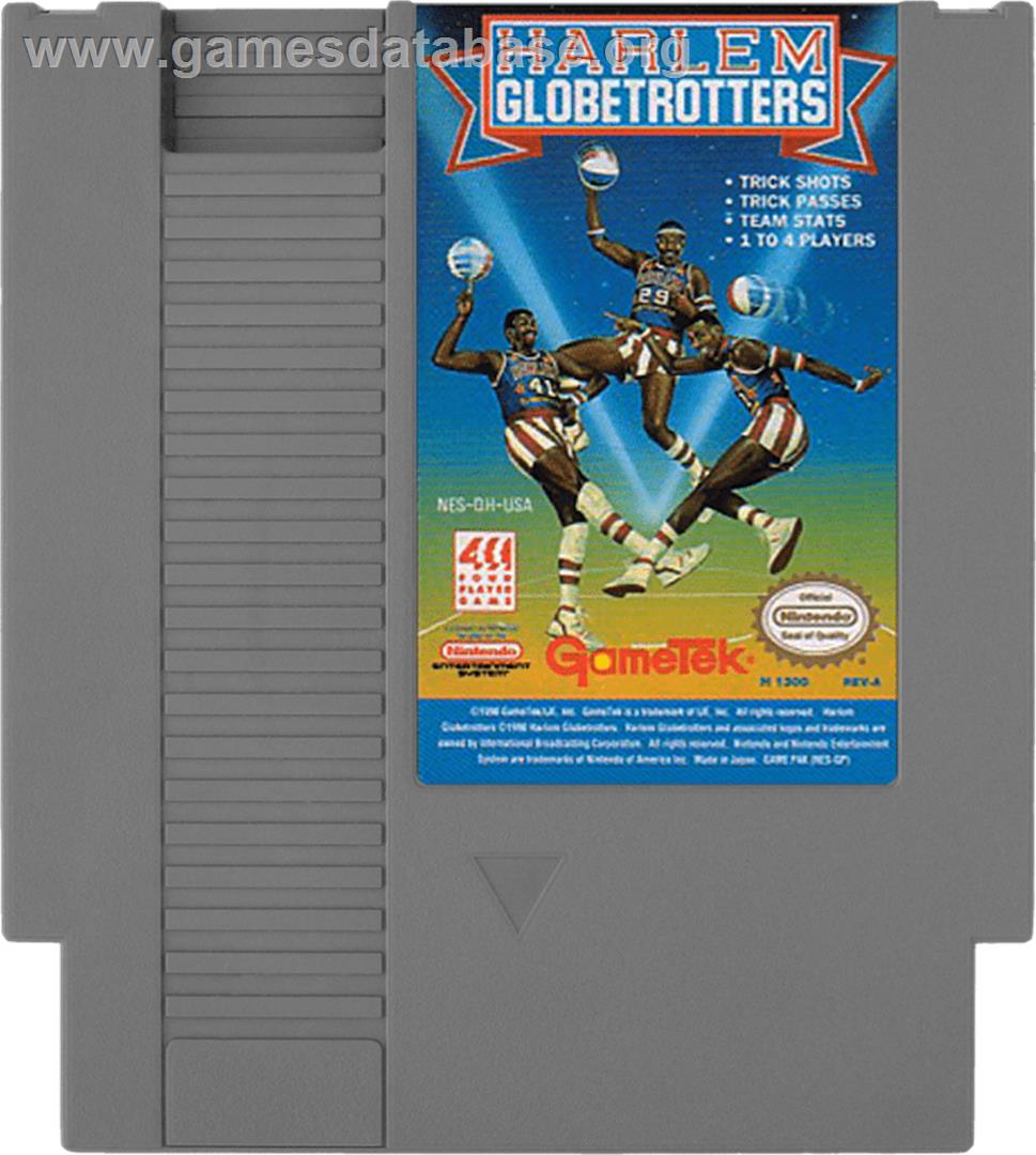 Harlem Globetrotters - Nintendo NES - Artwork - Cartridge