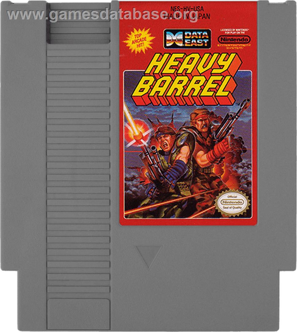 Heavy Barrel - Nintendo NES - Artwork - Cartridge