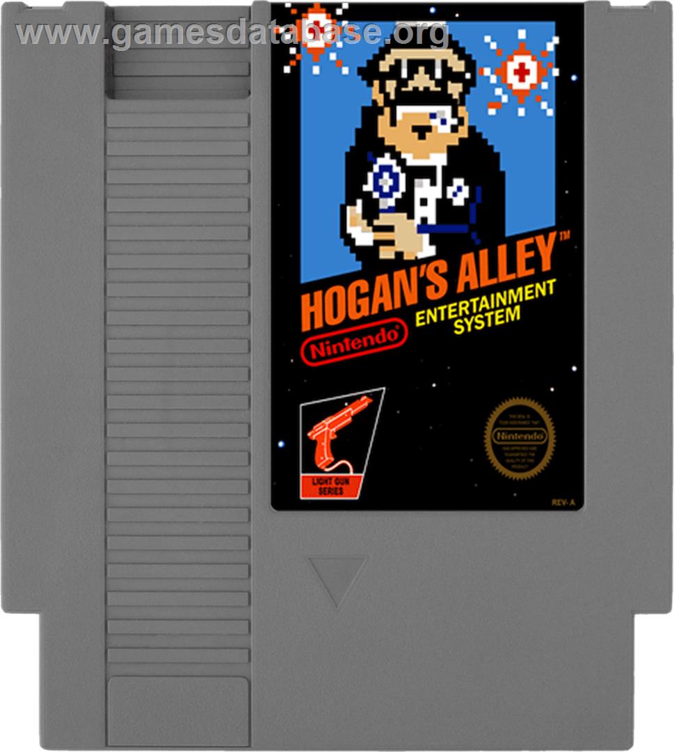 Hogan's Alley - Nintendo NES - Artwork - Cartridge