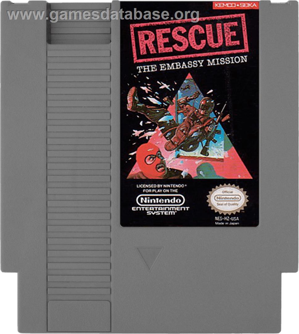 Hostage: Rescue Mission - Nintendo NES - Artwork - Cartridge