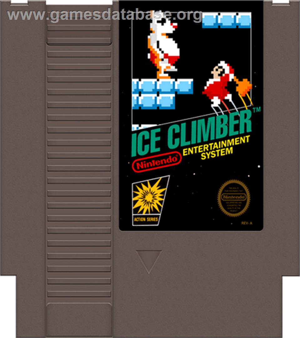 Ice Climber - Nintendo NES - Artwork - Cartridge