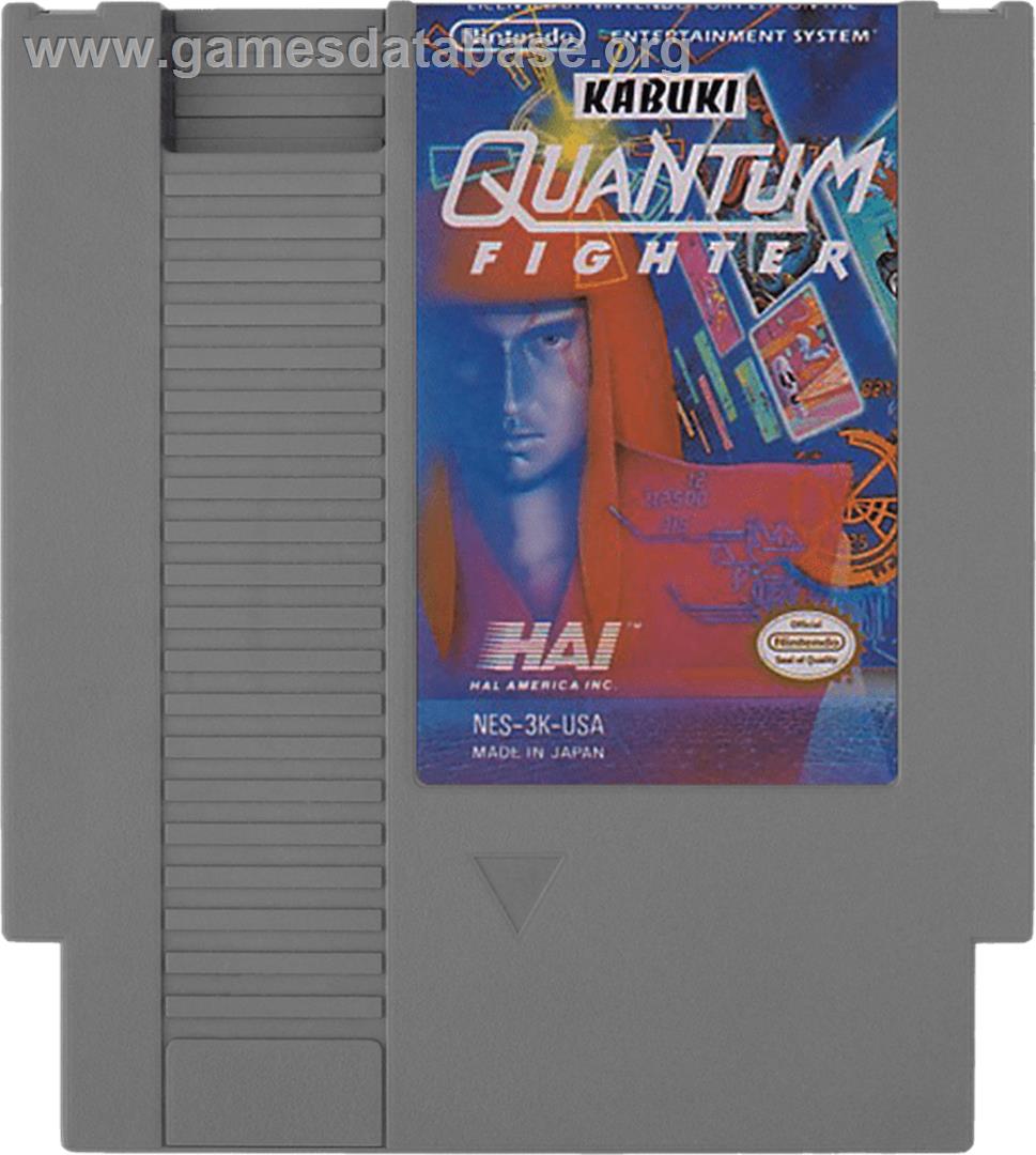 Kabuki: Quantum Fighter - Nintendo NES - Artwork - Cartridge