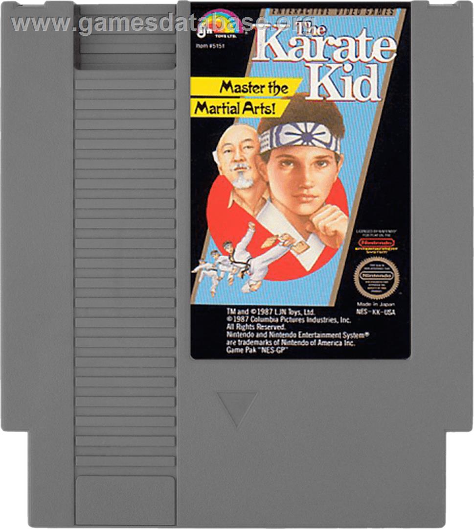 Karate Kid - Nintendo NES - Artwork - Cartridge
